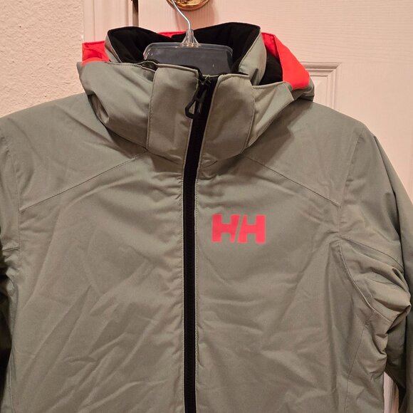 Helly Hansen Jacket Youth 14 Dark Green /Moss NEW Jr. Stellar Ski - Picture 5 of 16